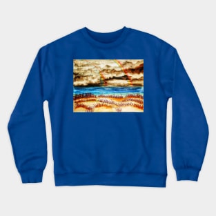 Double Rainbow at the Beach Crewneck Sweatshirt